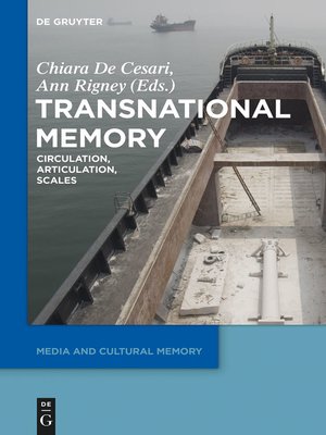 cover image of Transnational Memory